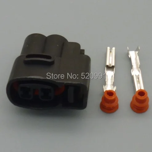 shhworldsea 1set 2 Pin 2.0mm For Kia Ignition Coil Ignition Coil Connector CVVT Fuel Injector Connector Wiring Harness Auto Plug