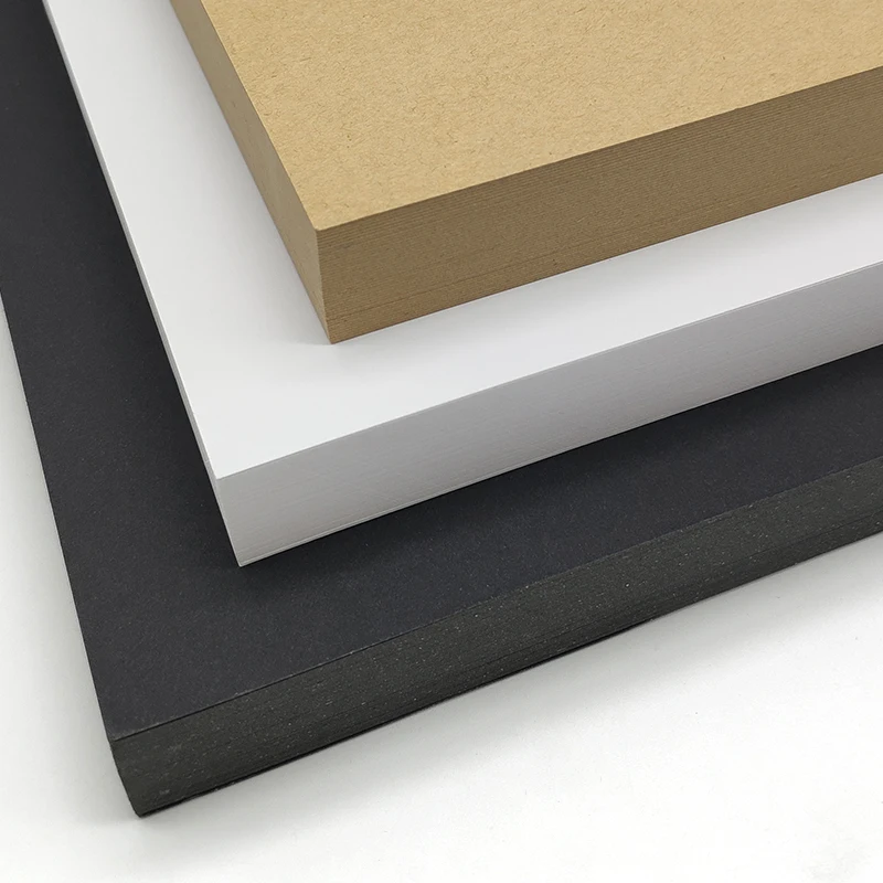 A4 Kraft Paper Dutch White Paper Cardboards Craft Thicken Black Board Cardboard Card Paper DIY Card Making Paper 120g-350g