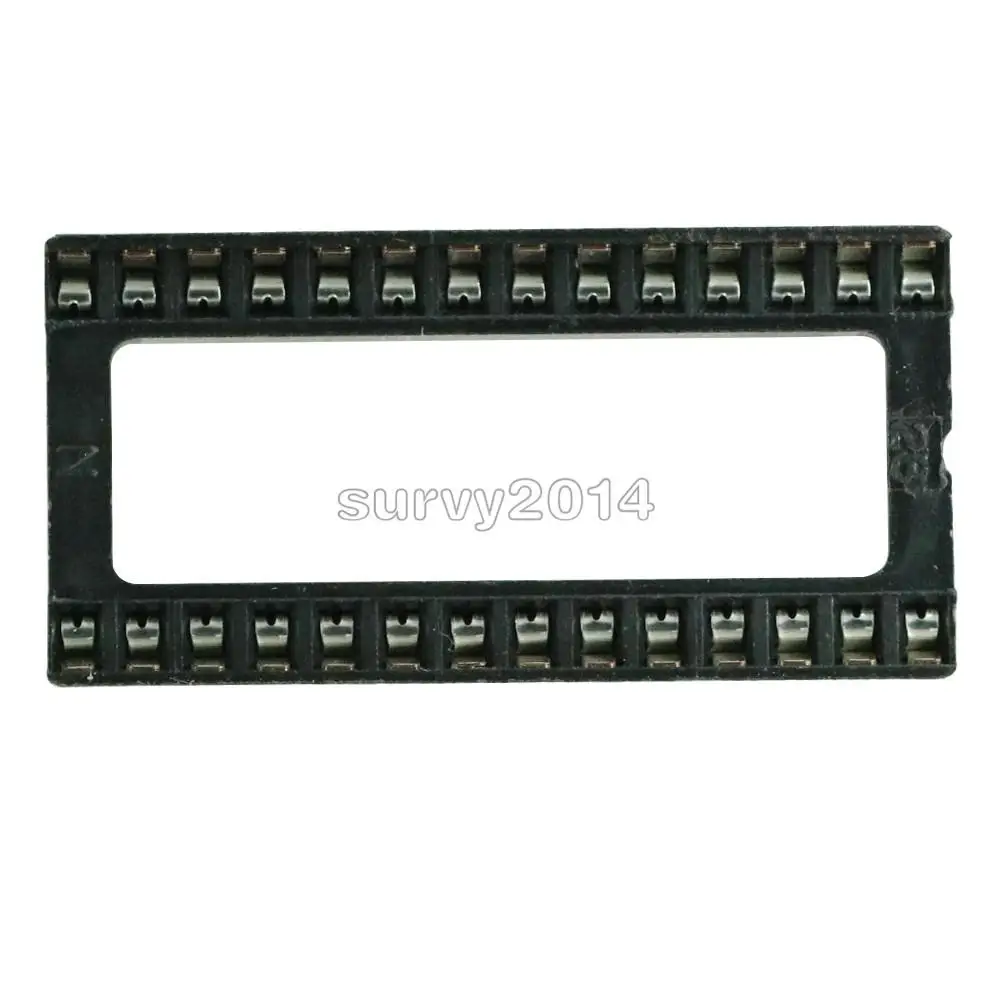 20 قطعة 28 دبابيس واسعة DIP IC مآخذ محول لحام نوع المقبس