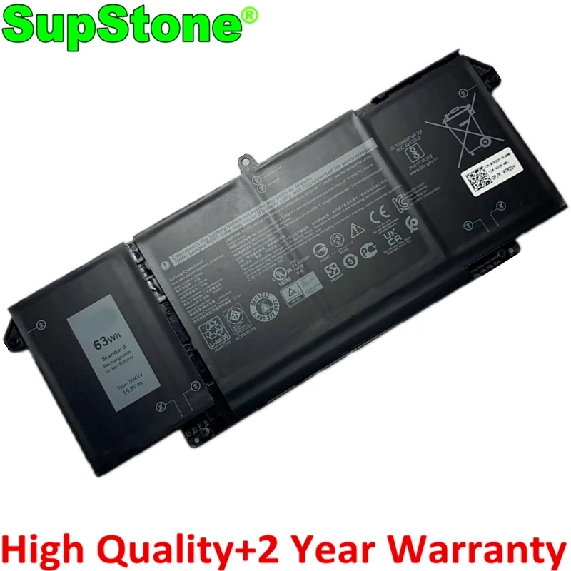 Supstone Nova 9jm71 7fmxv Tn2gy Bateria do Portátil para Dell Latitude 5320752073207420 P134g001 P110f P138g P135g Hdgj8 Mhr4g 4m1jn