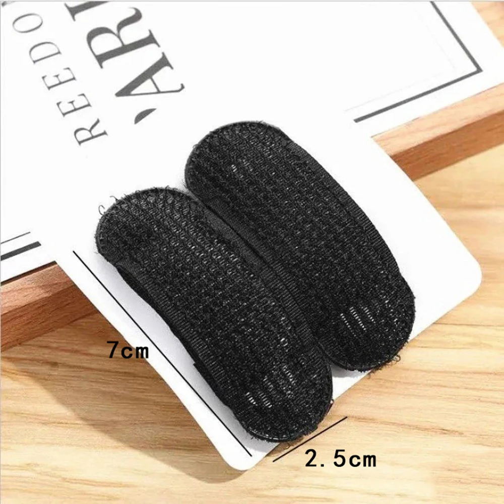 2Pcs/set Breathable Bangs Mat Hair Clips Black Coffee Princess Hair Tool Bump It Up Volume Base Hair Inserts Invisible Hair Pins