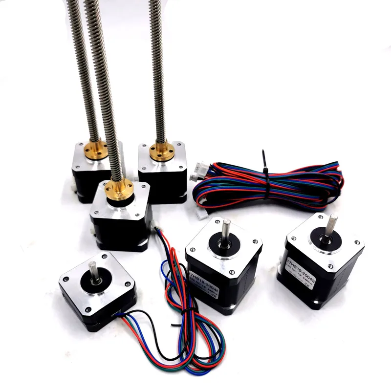 Funssor VORON Trident 3D Printer Stepper Motors Kit 300mm Integrated Lead Screw T8x8 NEMA17 Stepper Motor