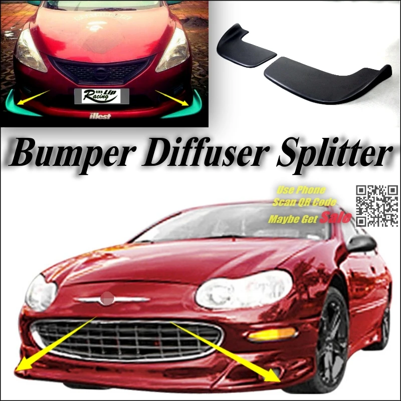 

Car Splitter Diffuser Bumper Canard Lip For Chrysler Concorde Tuning Body Kit / Front Deflector Car Reduce Refit Fin Chin