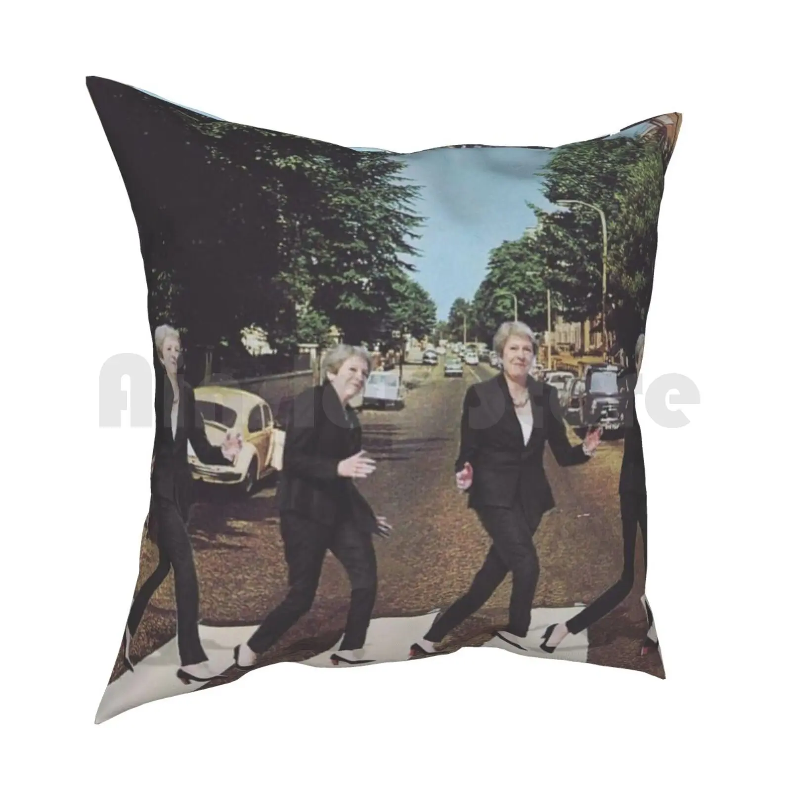 Theresa May Pillow Case Printed Home Soft DIY Pillow cover Theresa May Theresa May Meme Memes News Uk Funny