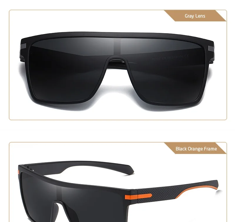 CRIXALIS Mode Polarisierte Sonnenbrille Für Männer Platz Übergroßen Anti Glare Fahrer Spiegel Sonnenbrille Frauen UV400 Brille Männlich – Detail 15