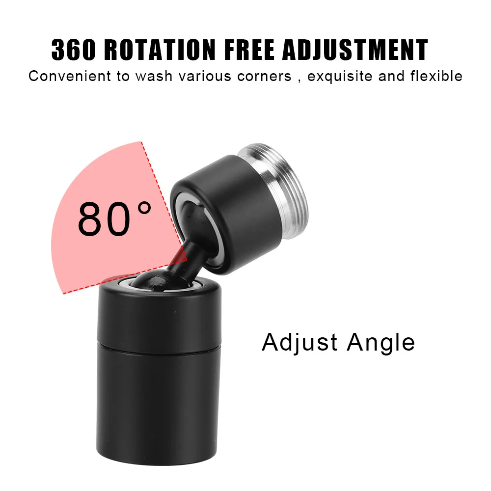 360° Rotatable Swivel Faucet Aerator Kitchen Sink Sprayer Attachment Water Saving Nozzle Sprayer Anti Splash Faucet Sprinkler