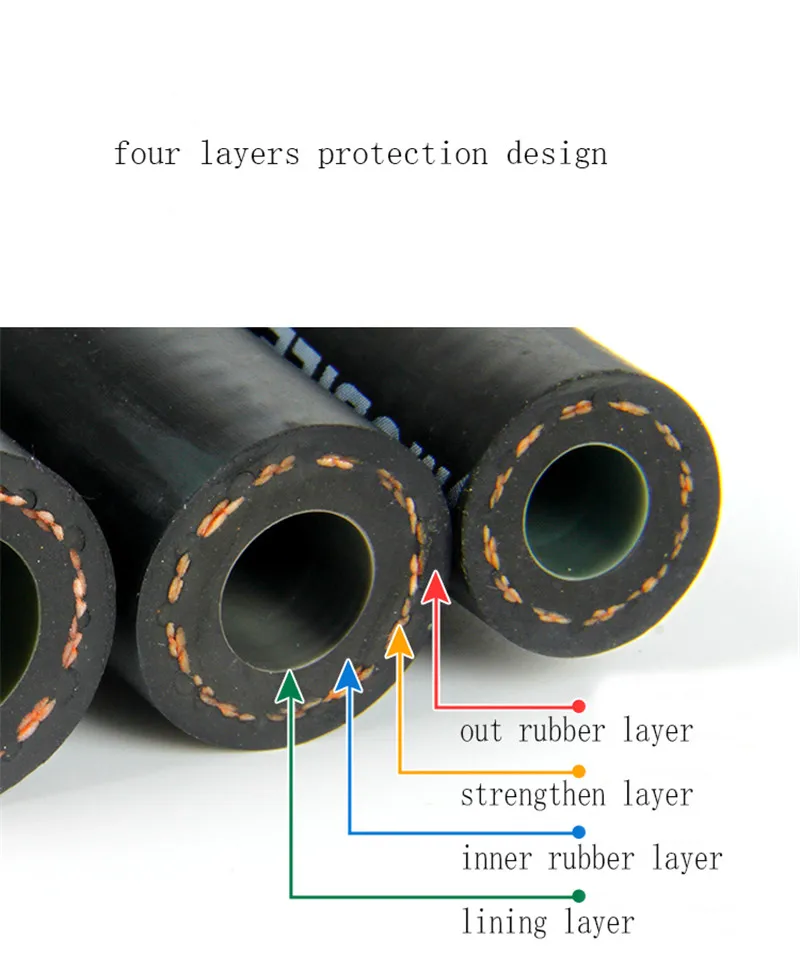 KCSZHXGS R134a AC Hose Air Conditioning Rubber Hose R12 air-conditioning Refrigerant hose