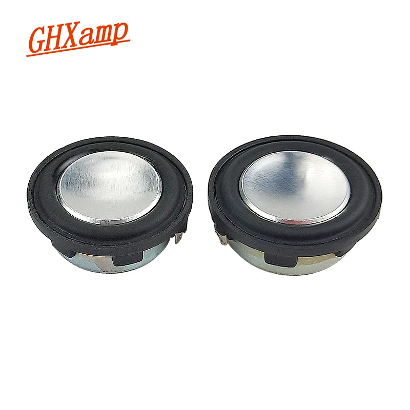 GHXAMP 1 INCH 2W Mini 28mm Speaker PU side Full Range Sound Midrange bass MP3 Speaker Round 4Ohm 2PCS