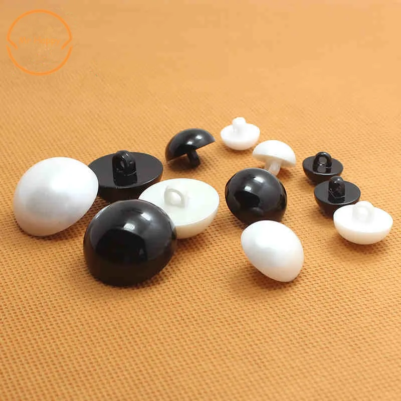 100pcs/lot 9-18mm Animal Eyes Resin DIY Buttons Round Mushroom Domed Sewing Shank Eyeball Animal Ball Toy Eyes Accessories