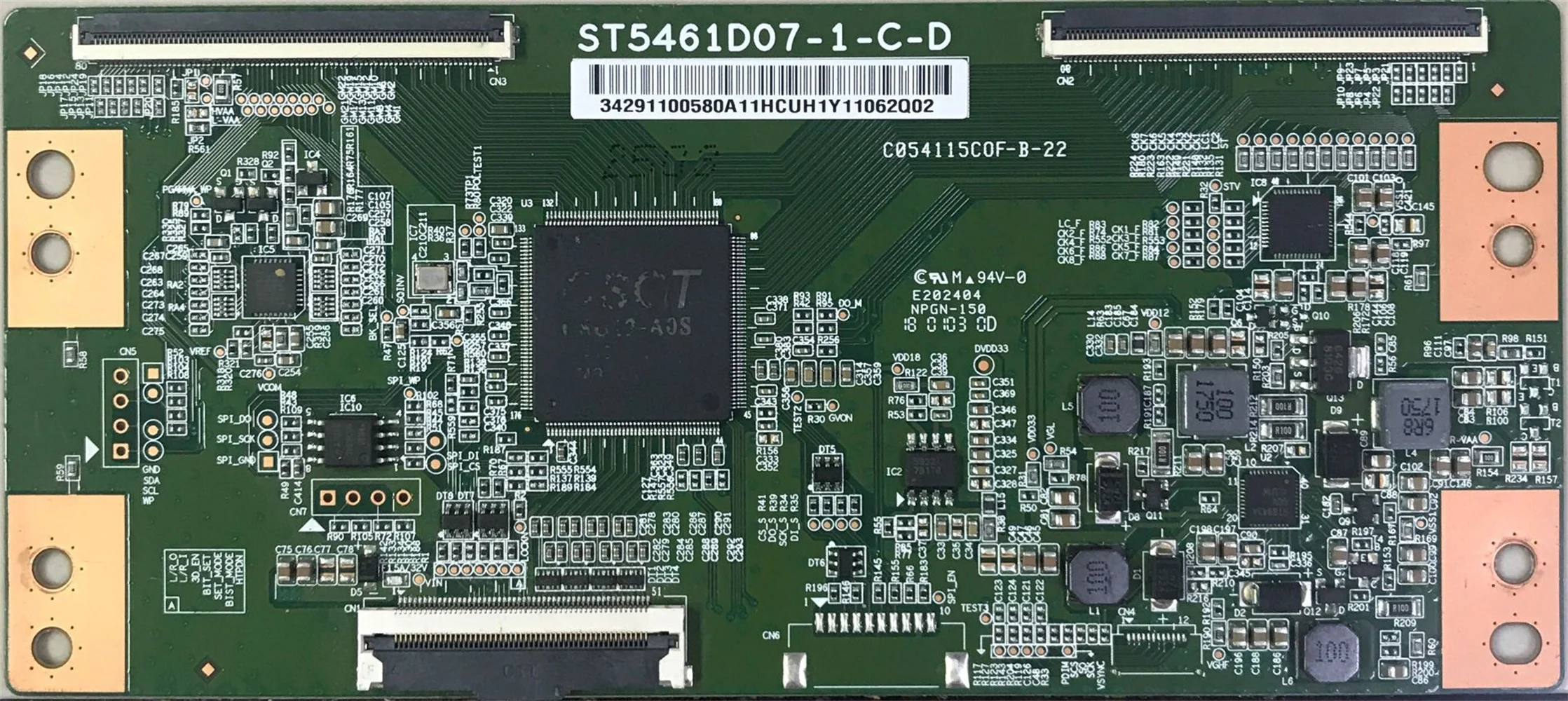 ST5461D07-3-C-1 para tv substituição t con placa lógica