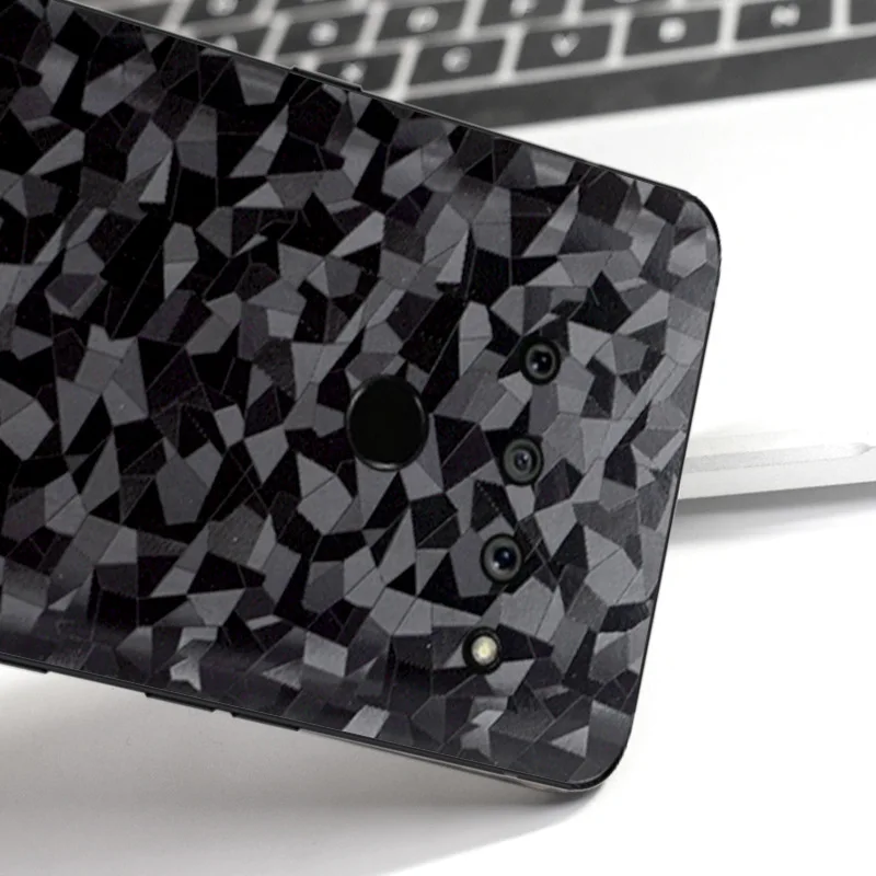 3D Camo Crocodile Snake Film Wrap Skin Phone Back Paste Sticker For LG G8 ThinQ 3 Camera Q70 V50 V40 V35 V30 G7 G6 Q Stylus+