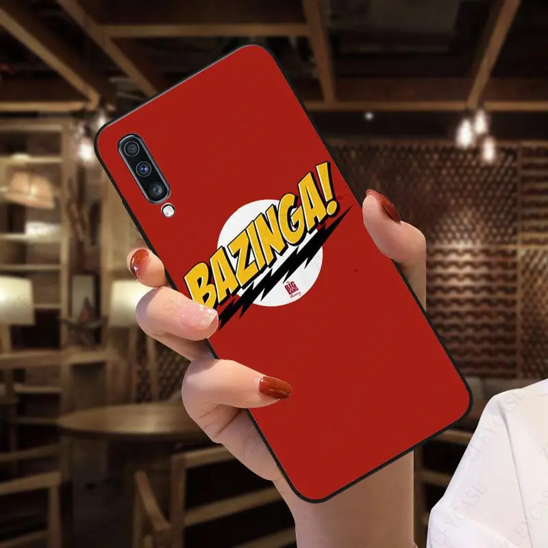 Bazinga The Big Bang Theory tv show Phone Case For Samsung Galaxy A12 A13 A14 A20 A21S A22 A23 A32 A50 A51 A52 A53 A70 A71 COVER