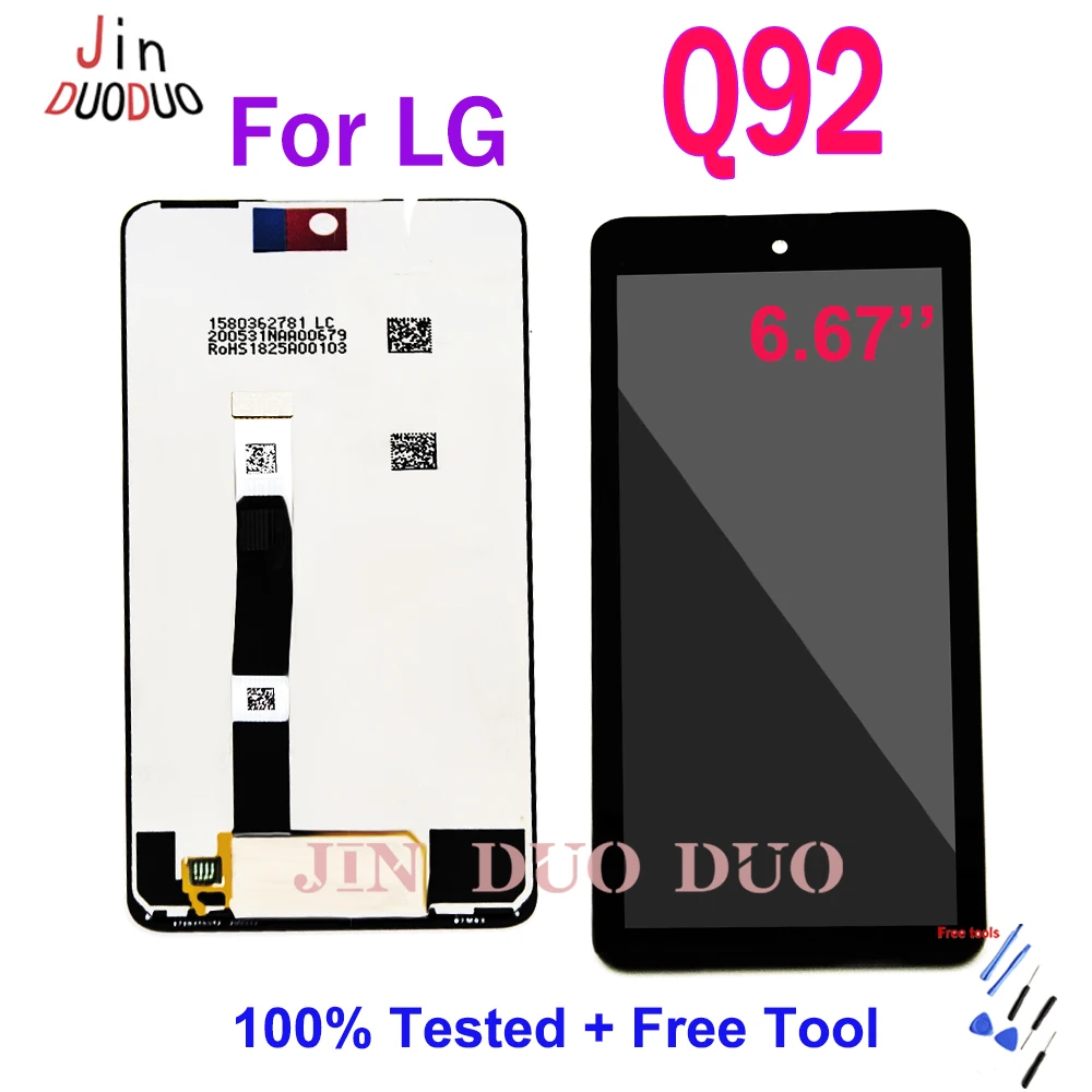 

6.67 "For LG Q92 LCD Display Touch Screen Digitizer Assembly Replacement For LG Q92 LCD 720*1280 Replacement Parts