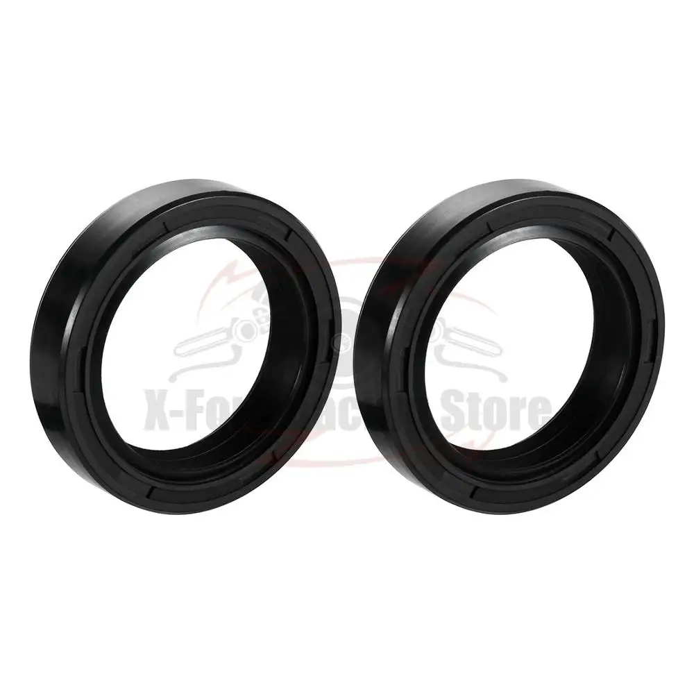 Fork Oil Seal Pair Kit For Yamaha SR400 2001-2017 2002 2003 2004 2005 2006 2007 2008 2009 2010 2011 2012 2013 2014 2015 16 Seals