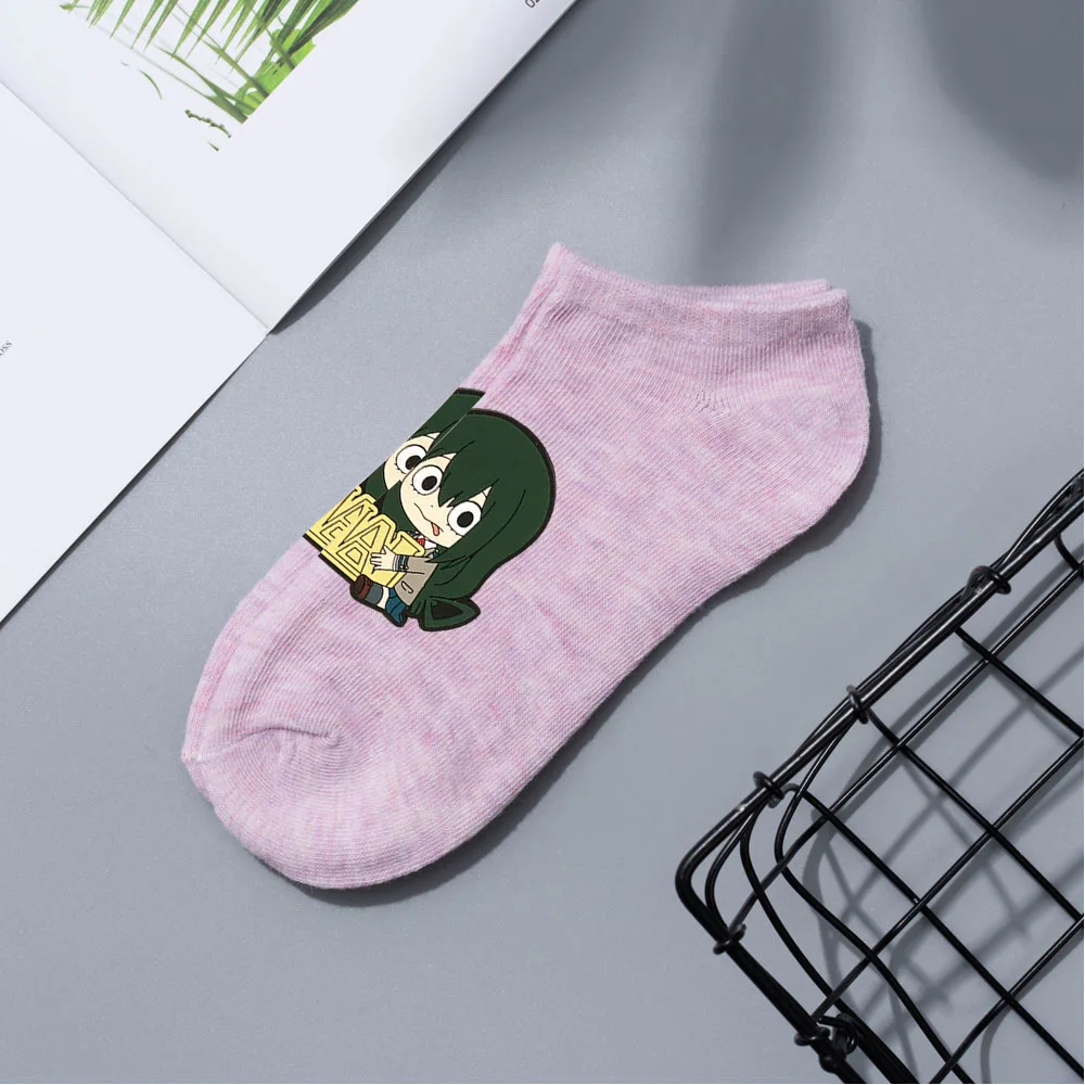 Anime Sock My Hero Academia Socks Bakugou Katsuki Might Todoroki Shoto Midoriya Izuku Cosplay Adult Socks Props