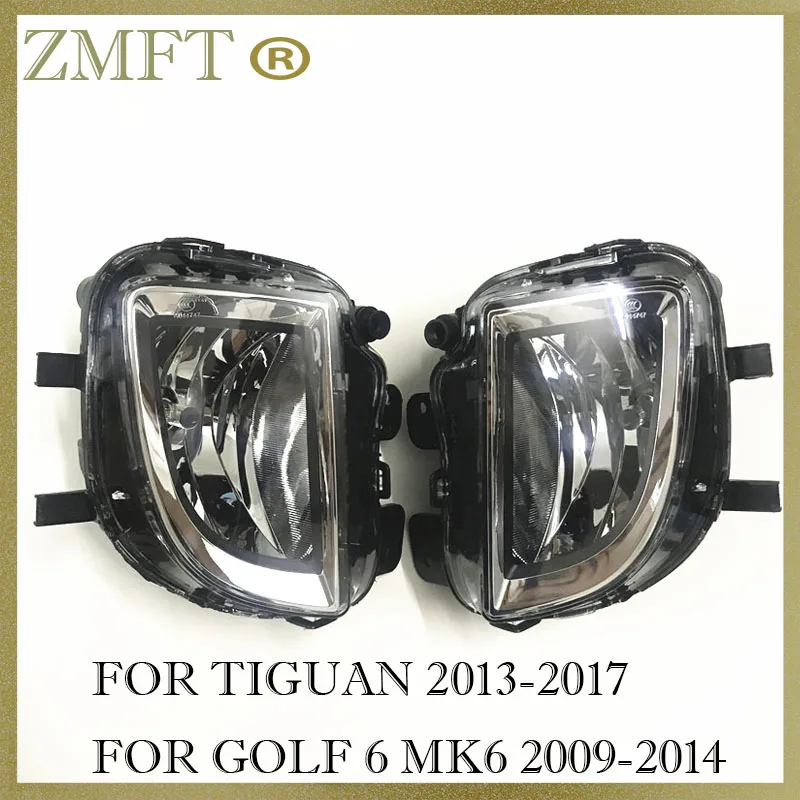 

2PCS Car Front Bumper Fog Light Fog Lamp For TIGUAN 2013 2014 2015 2016 2017 For GOLF 6 MK6 2009 2010 2011 2012 2013 2014