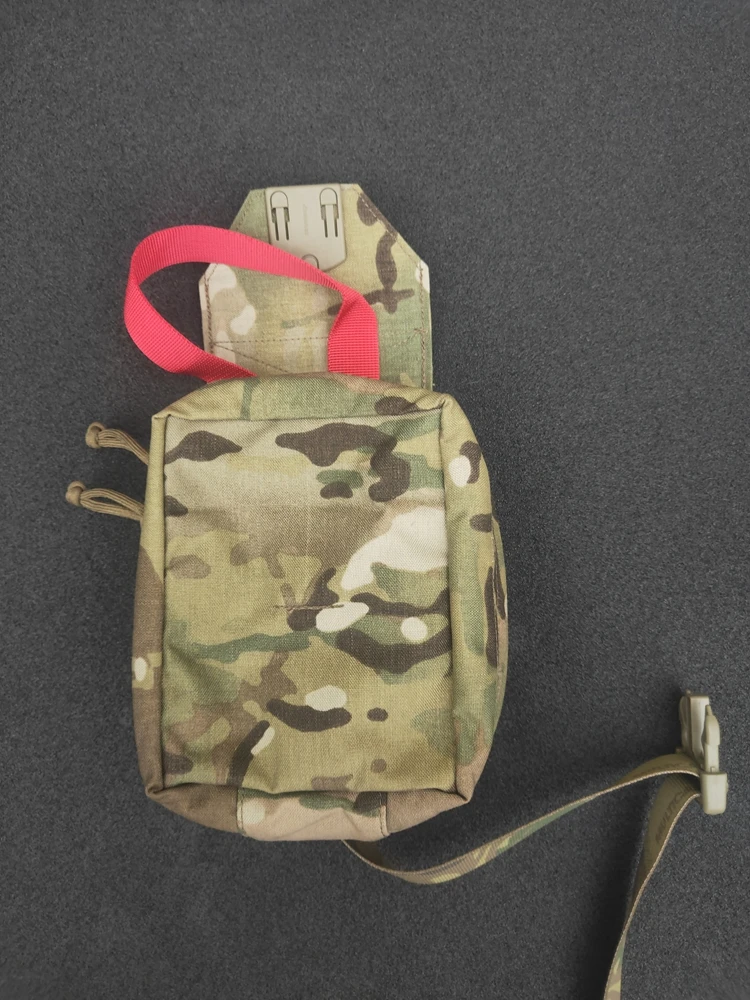 Outdoor Sports ATS Quick Release Tactical Medical Bag With Cover Ifak Vertical Sundry Bag MC  Fabric