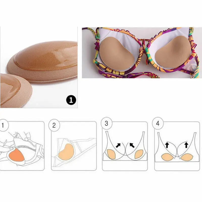 女性用パッド付きパッド入りブラ,通気性のあるプッシュアップブラ