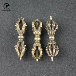 Budismo Dorje Cruz Vajry Pestle, Artesanato Vintage Ornamentos, Cobre Chá Pet Desk Decoração, Home Decor Acessórios, Presente, 3 Estilos