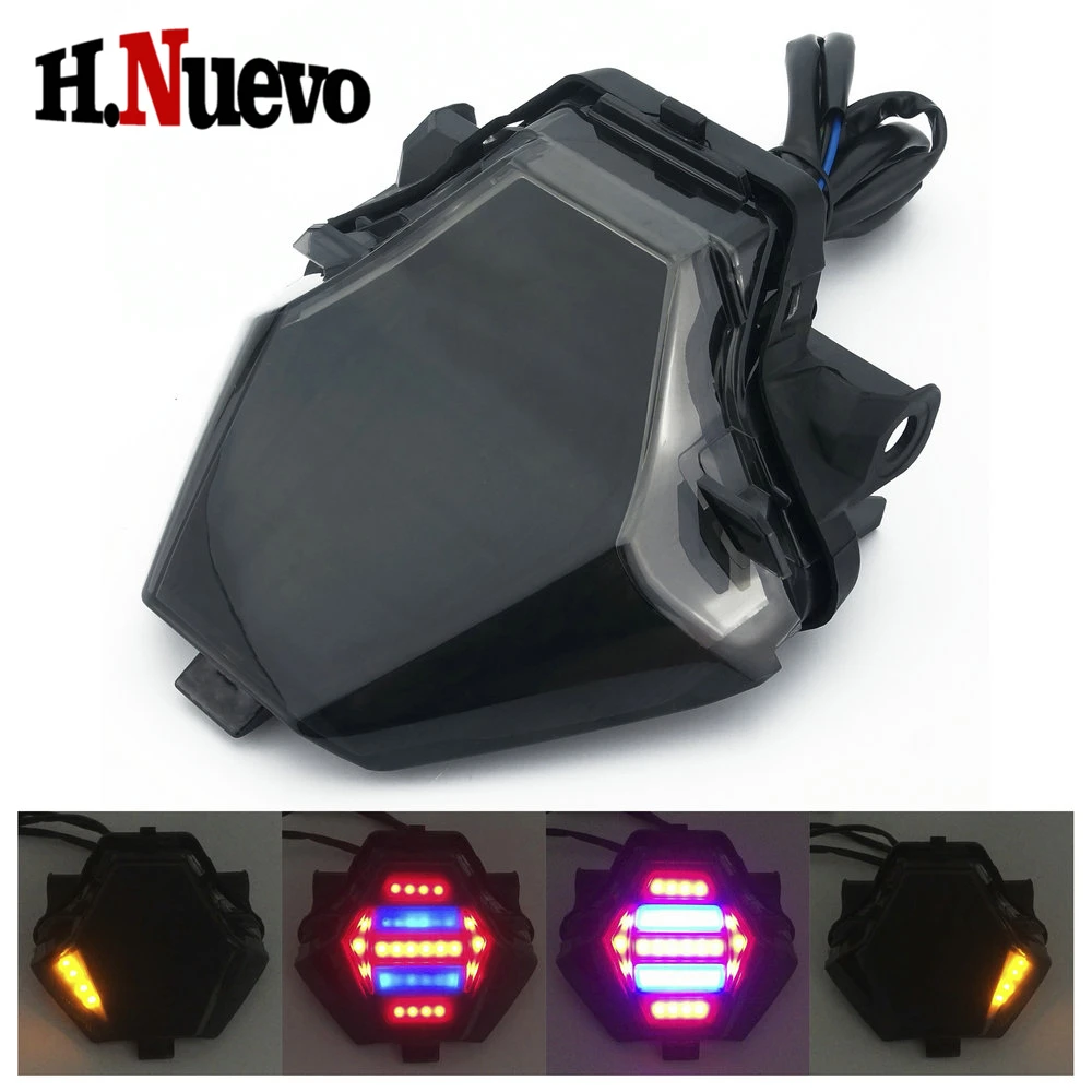 

Motorcycle Rear LED Running Flashing Light Stop Brake Blinker Turn Signals Flasher For YAMAHA R3 R25 MT07 MT-07 FZ07 MT 07 25 03