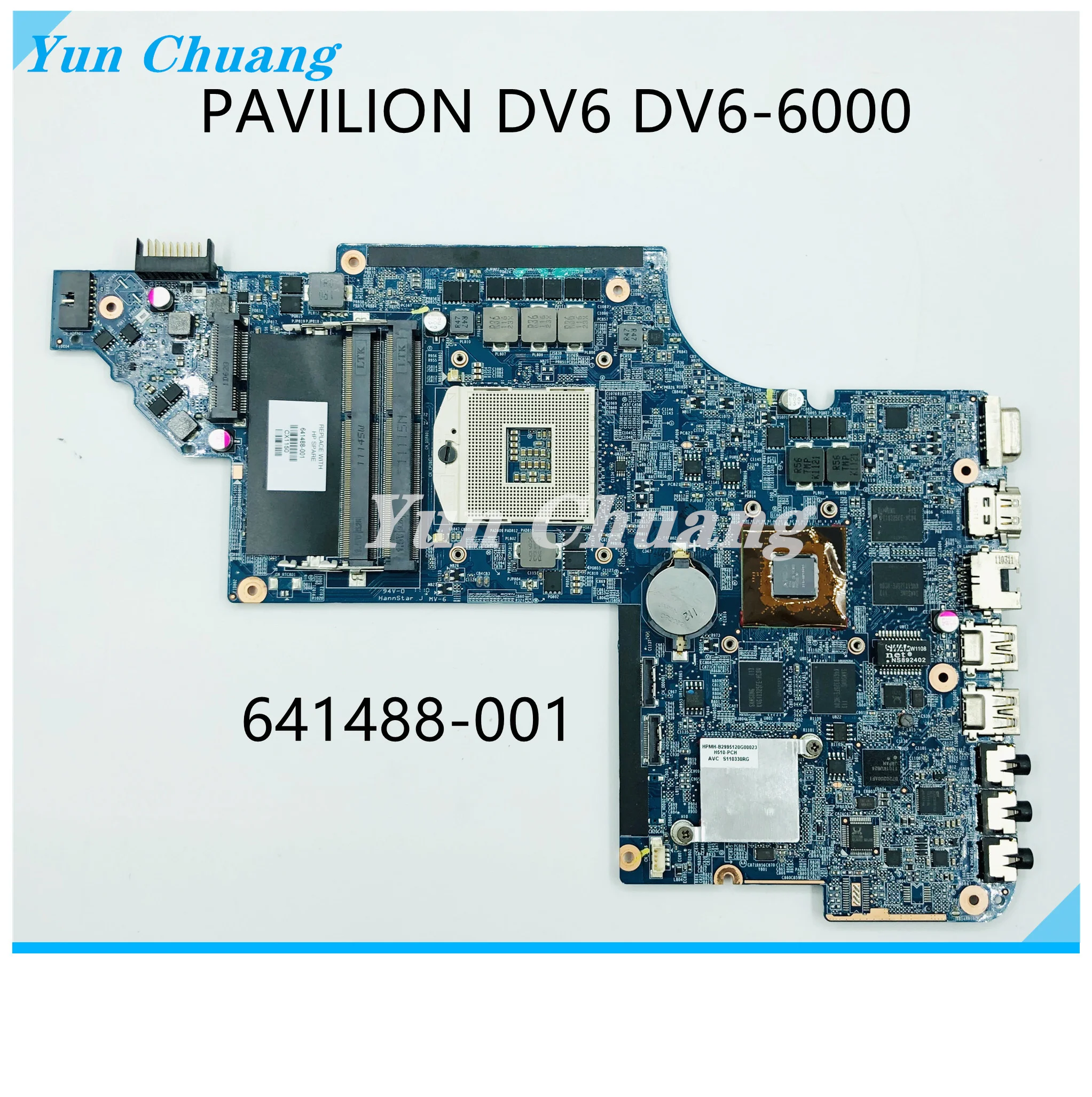 641488-001 665343-001 659148-001 650799-001 Voor Hp Pavilion DV6 DV6-6000 Laptop Moederbord HM65 DDR3 Hd 6770M 2Gb Grafische