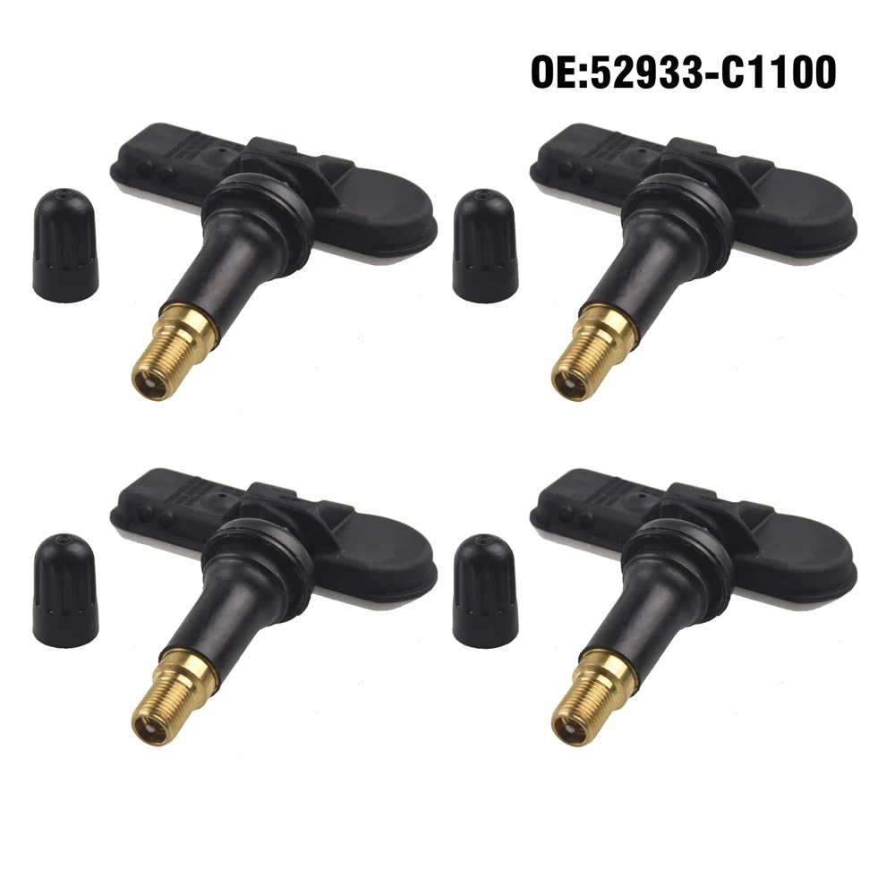 

4PCS Car Tire Pressure Monitor Sensor TPMS 52933C1100 for Hyundai Creta 2016+Tucson I40 IX35 Sonata 2014-2018 Tucso