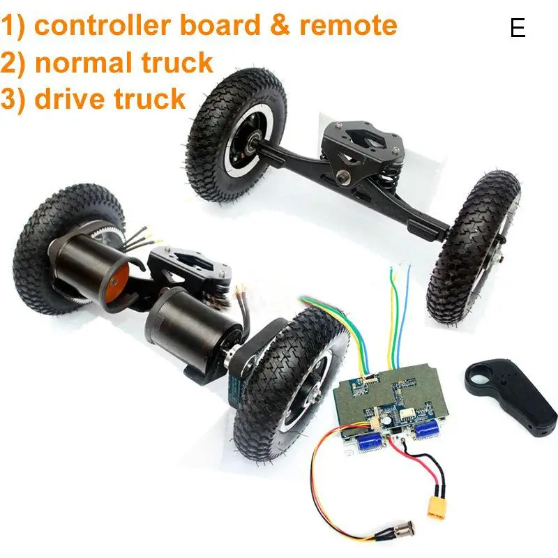 Electric Skateboard Brushless Motor 8inch Whlees Off Road Skateboard Belt Drive Bridge 4 Wheel Long Board 11inch e-skateboard