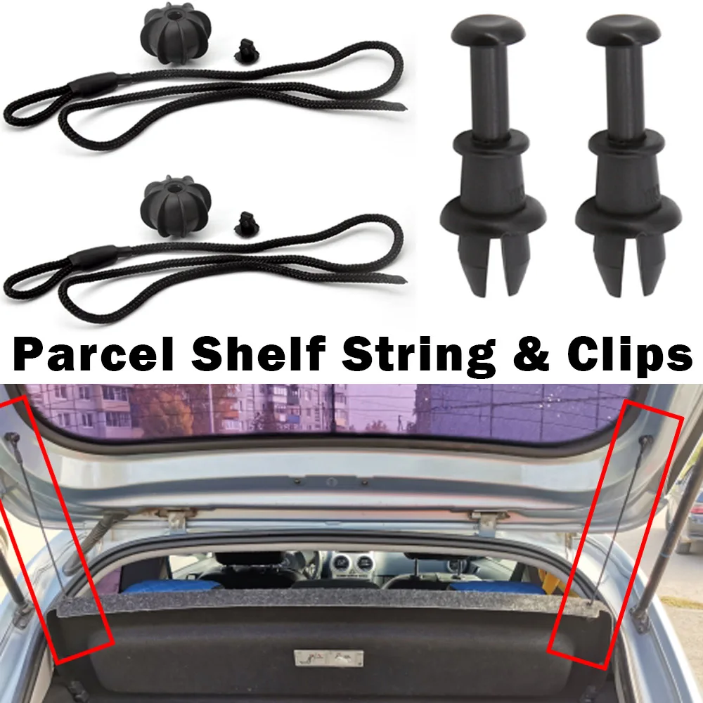 Rear Parcel Shelf Strap String Cord For Skoda Octavia A5 A7 1Z 5E Superb 3T 3V Fabia MK1 MK2 MK3 Rapid Yeti Scala Roomster 5J NJ