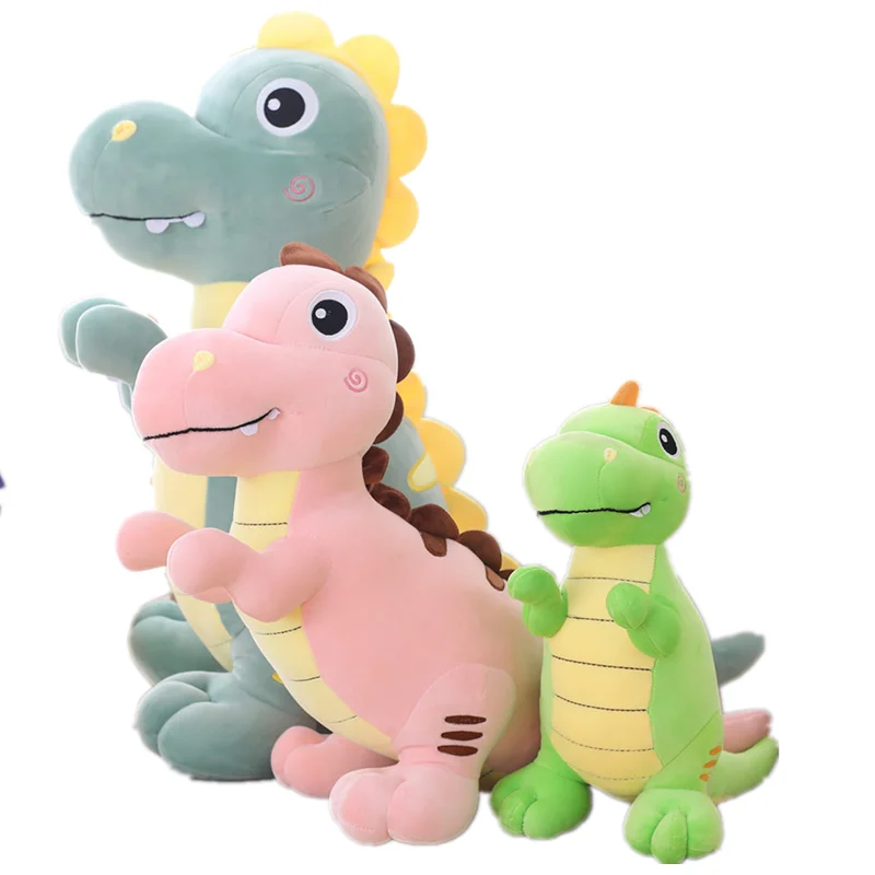 

40-90CM Giant Cute Stuffed Down Cotton Dinosaur Plush Toys Cartoon Tyrannosaurus Rex Dolls for Children Kids Birthday Gifts