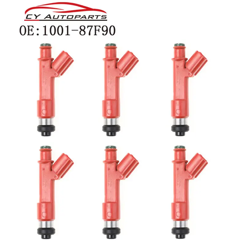 

6PCS 1500cc Fuel Injector Nozzle EV14 E85 For Toyota 1.8L Elise tC Corolla Matrix Yaris Exige 1001-87F90 100187F90