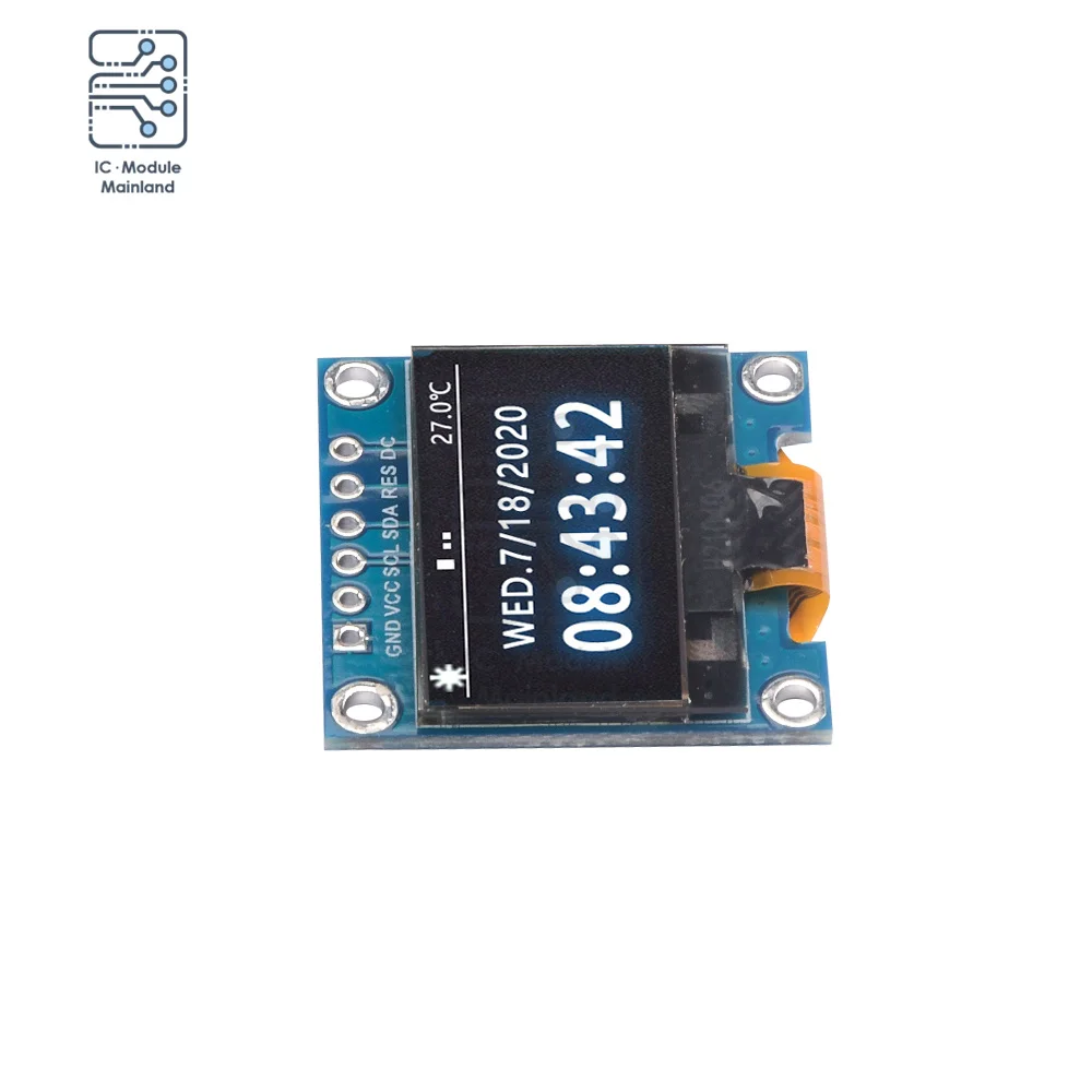 Оригинальный светодиодный модуль O SPI/IIC I2C 0,96 дюйма, белый/синий/желтый, синий, 0,96 дюйма, светодиодный модуль O 128X64 O, Светодиодный ЖК светодиодный дисплея для ARDUINO