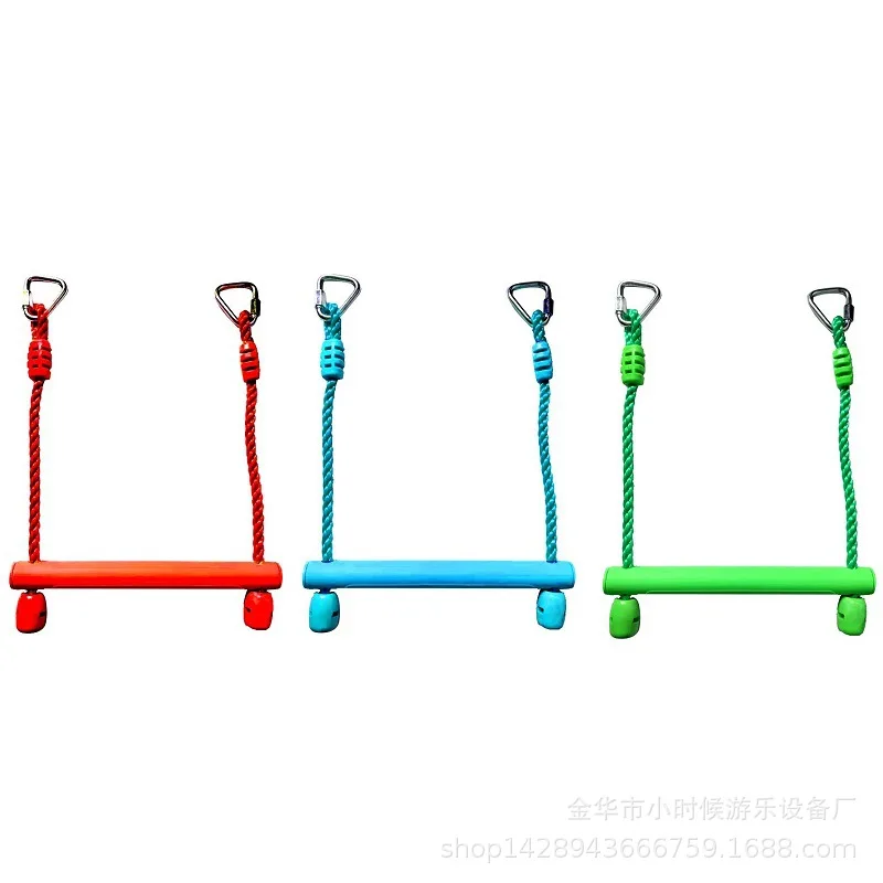 Kids Garden Swing Rings Climbing Toy Outdoor Training Activity Safety Sports Rope Swing Hanging Rings Children Fitness Equipment