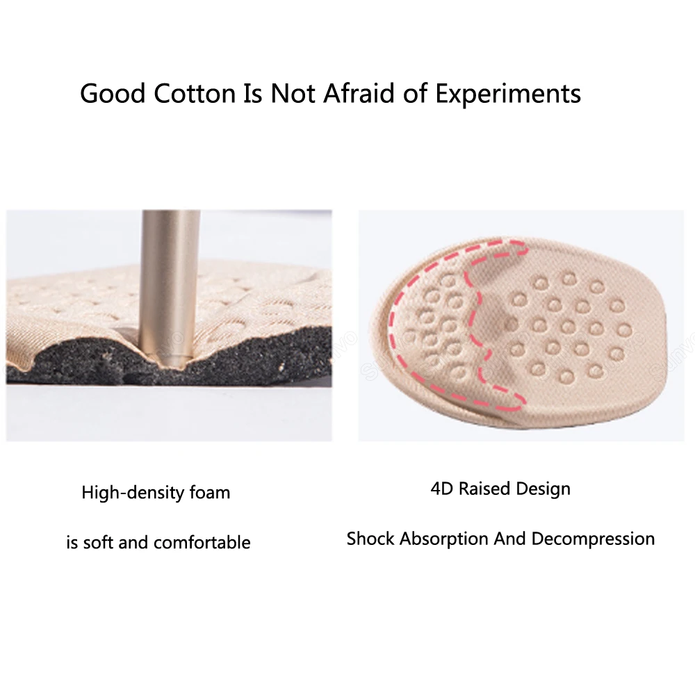 Một Nửa Miếng Lót Cho Giày Dạng Bàn Chân Trước Chèn Chống Trơn Trượt Đệm Giảm Kích Thước Giày Độn Giày Cao Gót Giảm Đau miếng Lót Giày