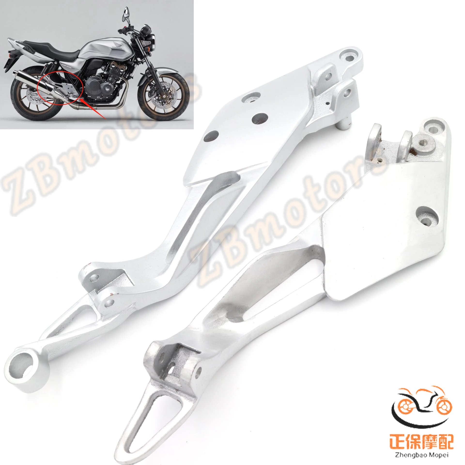 

CB400 vtec 1 2 3 4 generation 96-08 rear pedal bracket pedal connecting plate triangular aluminum bracket