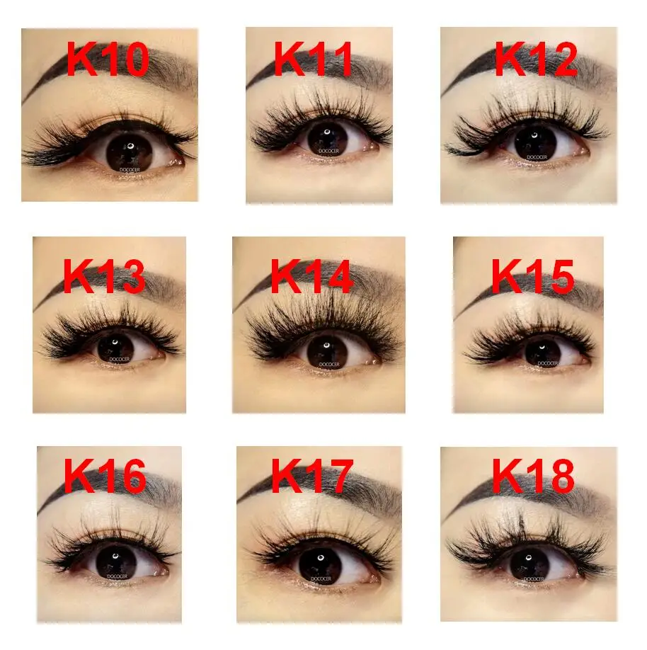 Mink Lashes 3D Mink Eyelashes 100% Cruelty free Lashes Handmade Reusable Natural Eyelashes Popular False Lashes Makeup E11