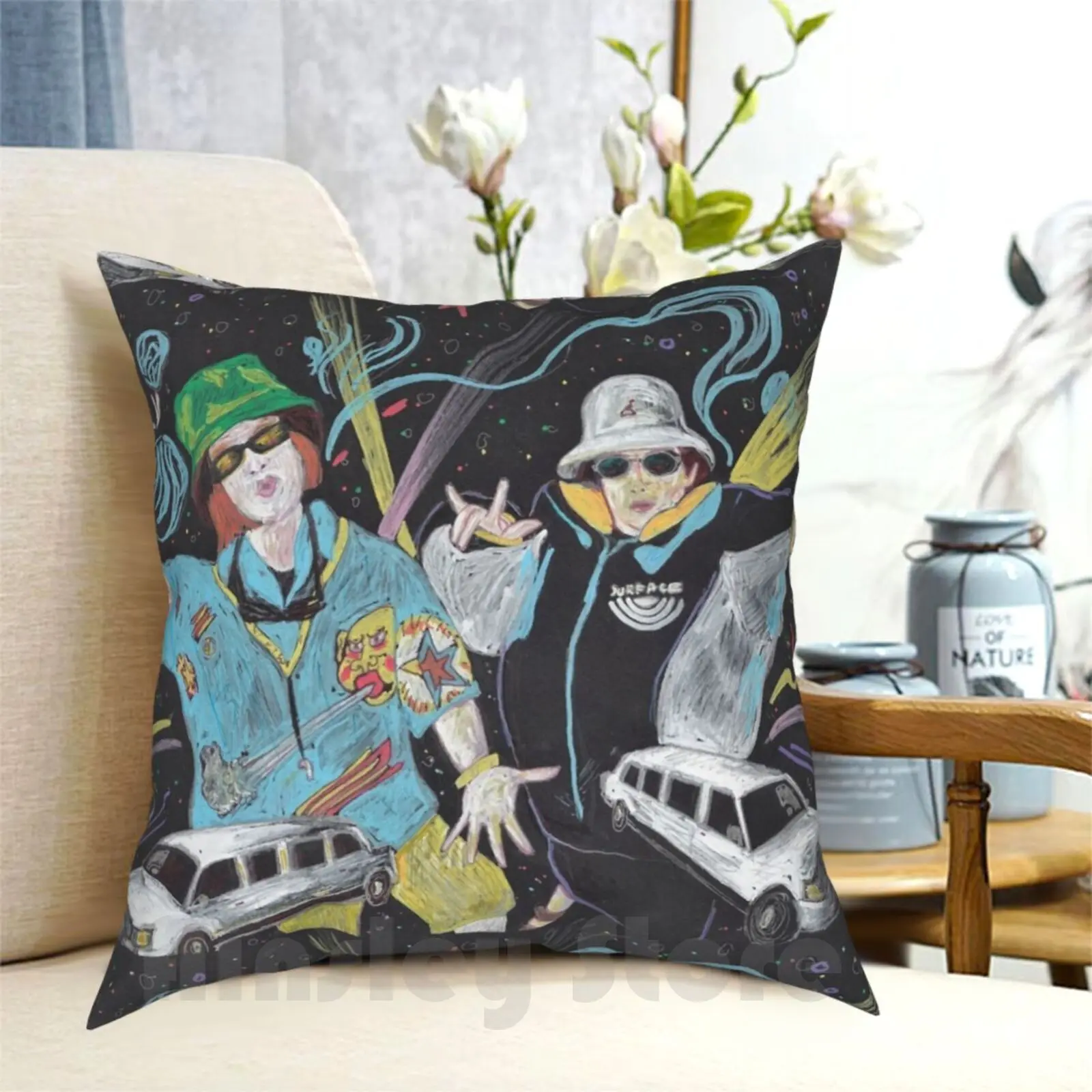 Kevin And Perry Go Large Pillow Case Printed Home Soft Throw Pillow Kevinandperrygolarge Movies Michaelaart Dj