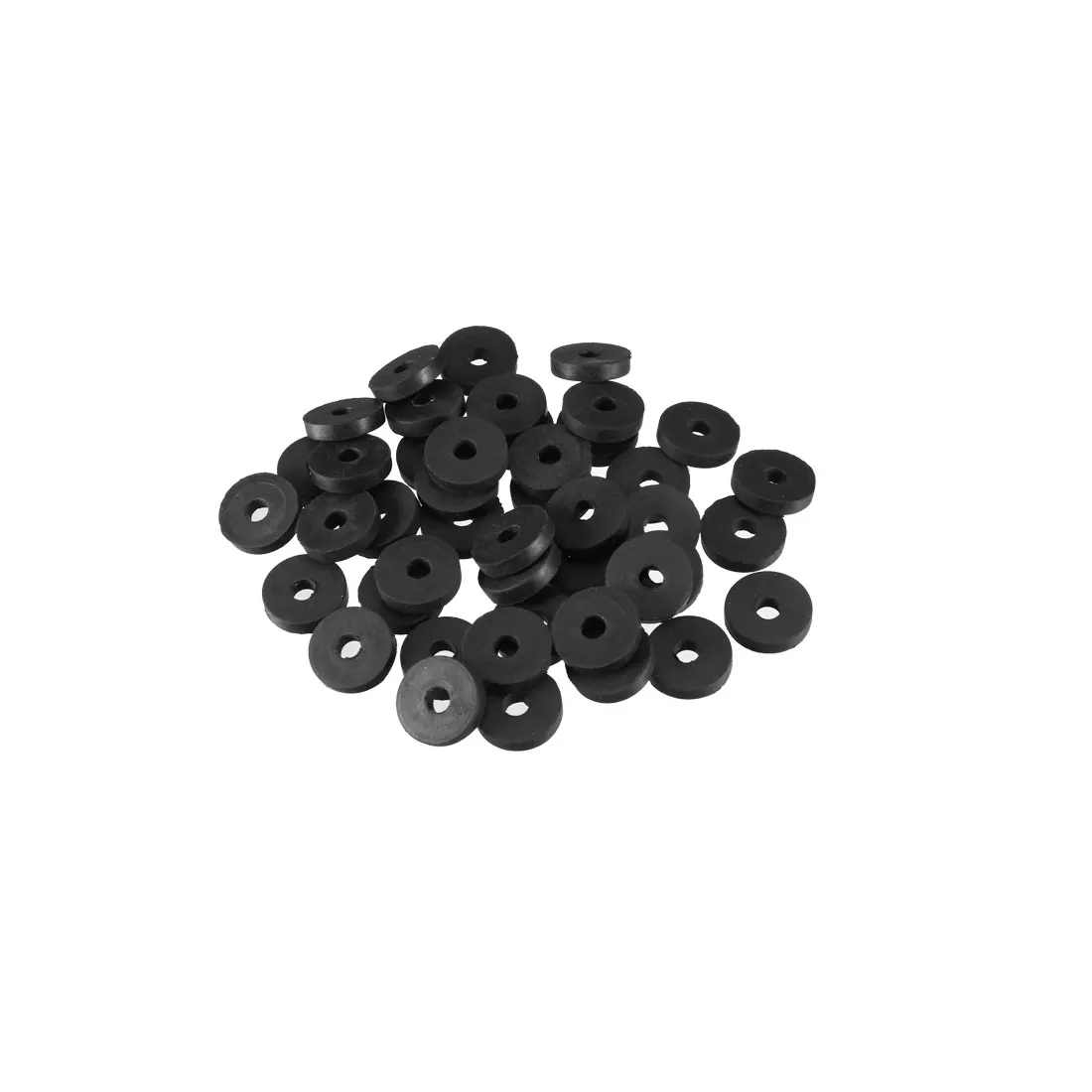 Uxcell 50pcs 11mm 13mm 16mm OD O-Ring Hose Gasket Flat Rubber Washer Lot for Faucet Grommet Black