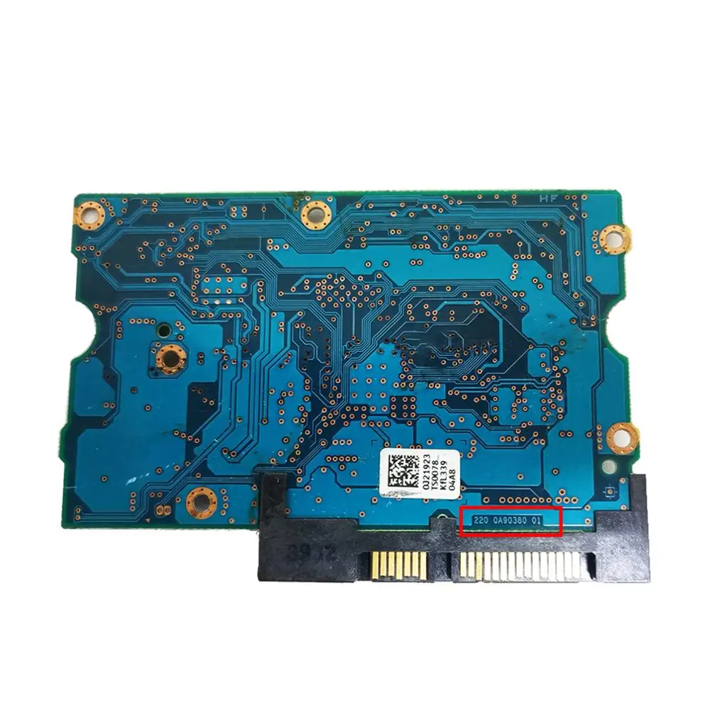 لوحة دوائر إلكترونية HDD, شحن مجاني 100% الأصلي HDD PCB لوحة منطق 220-0A90380-01 لوحة دوائر 220-0A90380-01