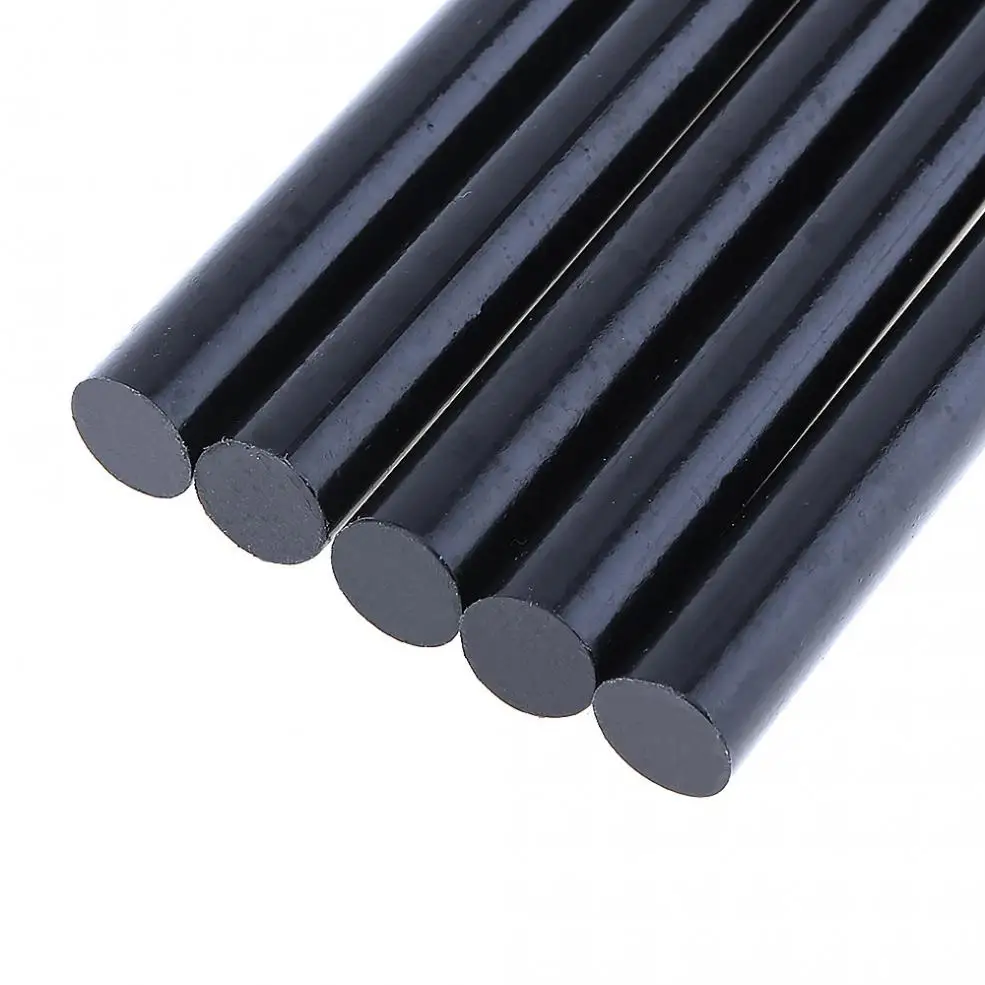 5/10/20/30/50/100pcs colla a caldo nera stick adesivi strumenti fai da te per la riparazione della colla a caldo in lega di stoccaggio dell'armadio da cucina