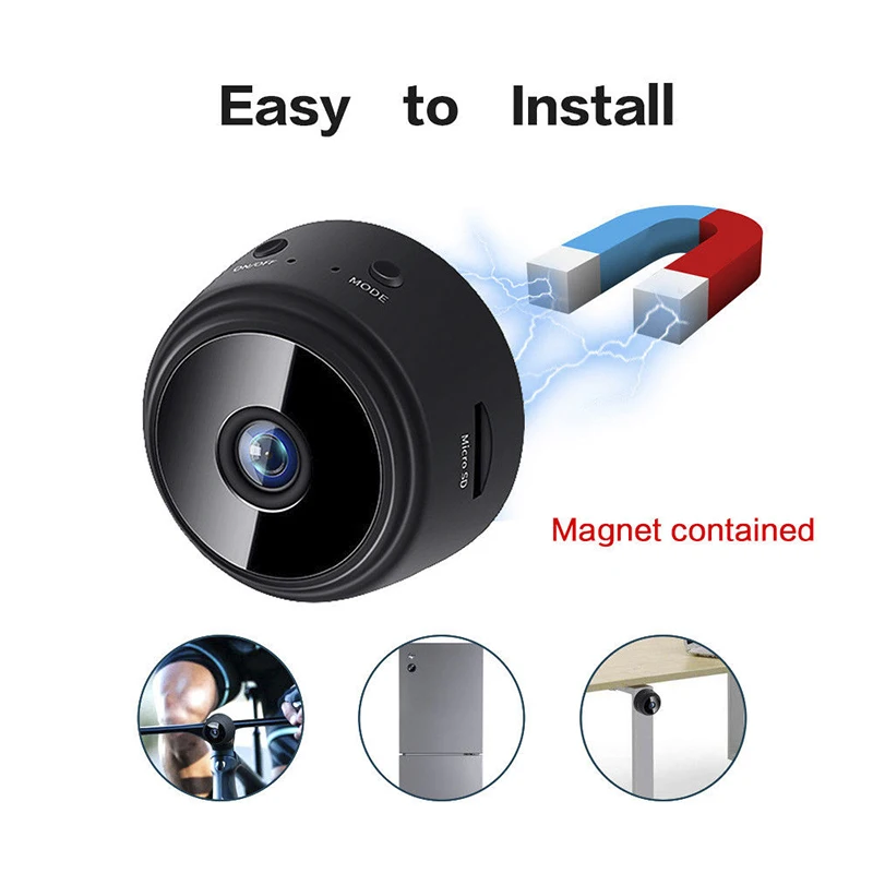 A9 1080P HD Wifi Mini Camera Surveillance Cameras Sensor Camcorder Web Video Smart Home Safety Wireless Security Wireless Camera