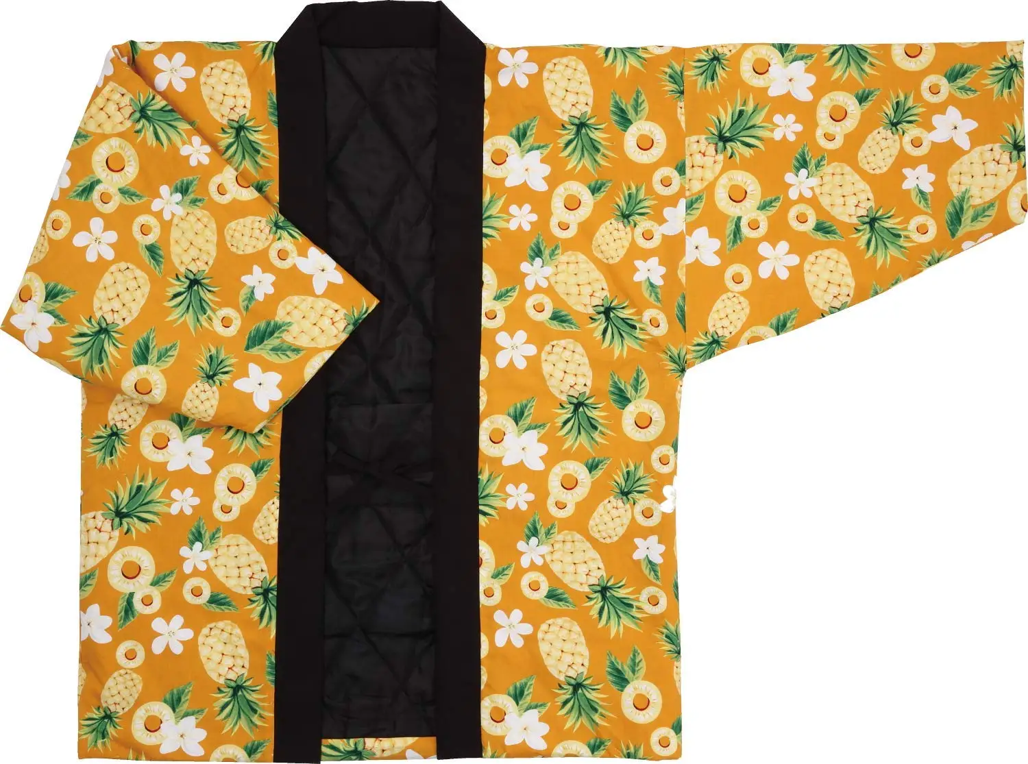 Kimono kardigan katun empuk, baju rumah mantel Haori longgar Hanten, kardigan Kimono dengan bantalan katun hangat Jepang untuk musim dingin