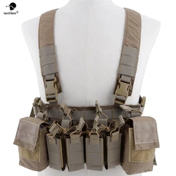 Army Tactical D3 Chest Rig Vest Carrier Armor Harness Rifle Pistol Magazine Pouch CRX Hunting Equipment Accessories 5.56 7.62