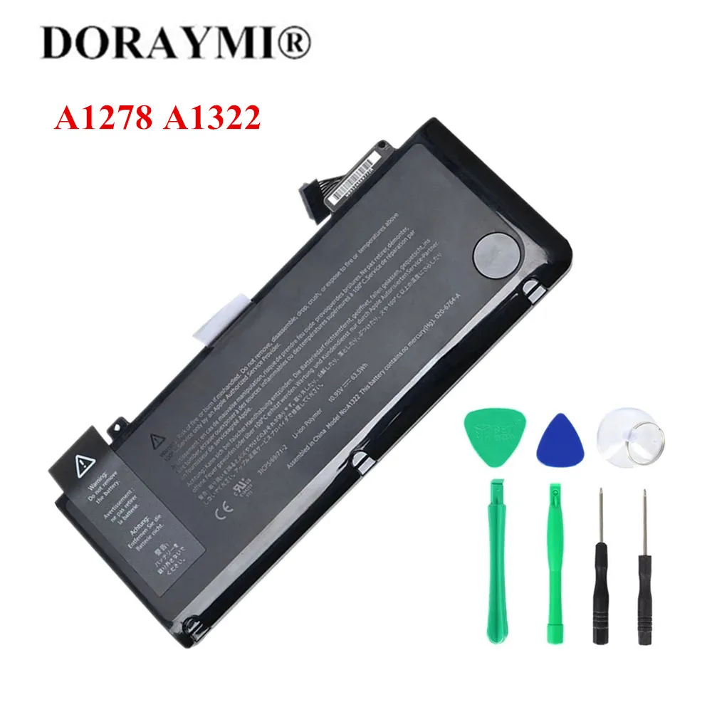 

DORAYMI-Battery for MacBook Pro 13, A1278, MC700, MC374, Mid 2009, 2010, 2011, 2012, MD313, MD101, MD314, MB990, A1322 Batteries