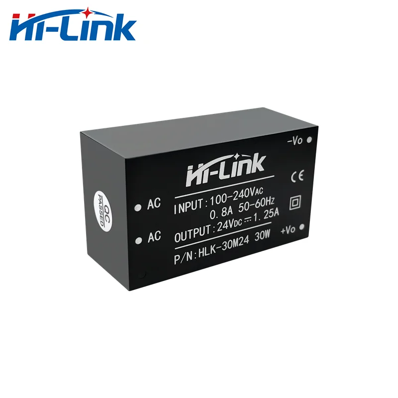 5pcs/lot Hi-Link AC DC HLK-30M24 220V to 24V 1250mA 30W  Power Supply Module Original Module Converter Intelligent Household