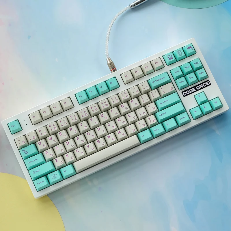 GMK Analog Dreams Keycap PBT  Dye-Sublimation Mechanical Keyboard Key Cap 165 Key Cherry Profile