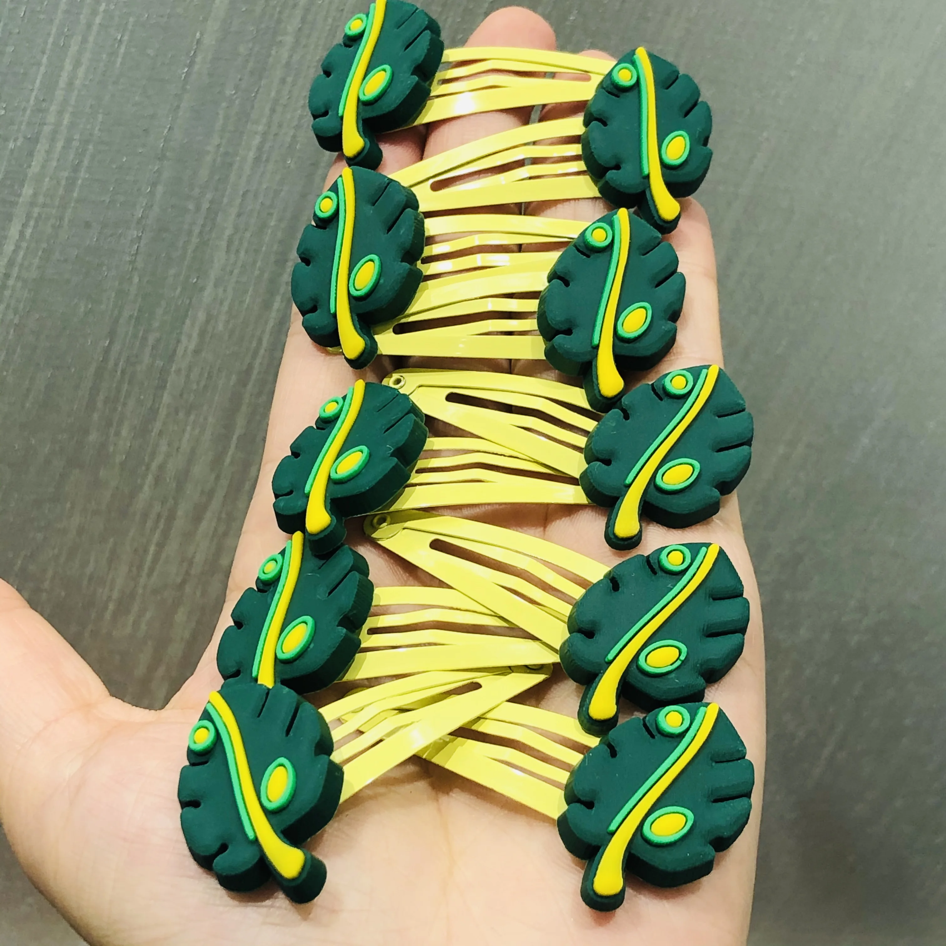 10 Buah/Set Jepit Rambut Baret Aksesori Rambut Anak Jepit Rambut Bayi Bunga Matahari Anak Perempuan Jepit Rambut