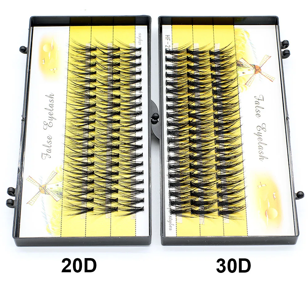 Big Capacity 60 Bundles 20D/30D Eyelash Extensions Professional Mink Individual Eyelashes Makeup Faux False Lashes Natural Style