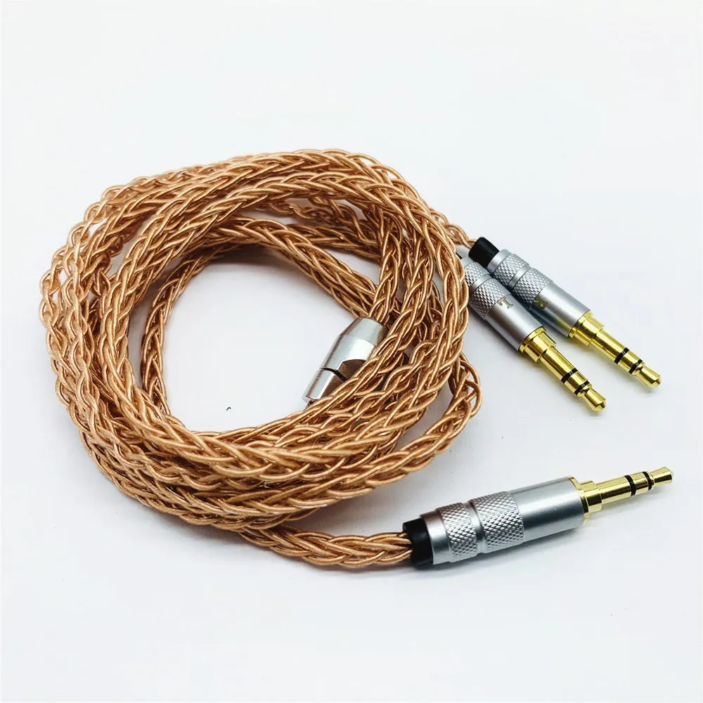 diy upgrade earphone cable 8 share 3.5mm to double 3.5mm  4.4mm to double 3.5mm