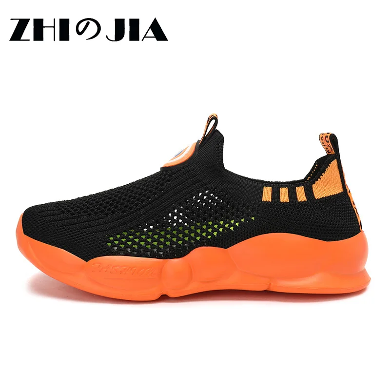 2025 New Fashion Summer Mesh Youth Boys And Girls Shoes Casual Sports Lightweight Transparent Light Delicate And Comfortable