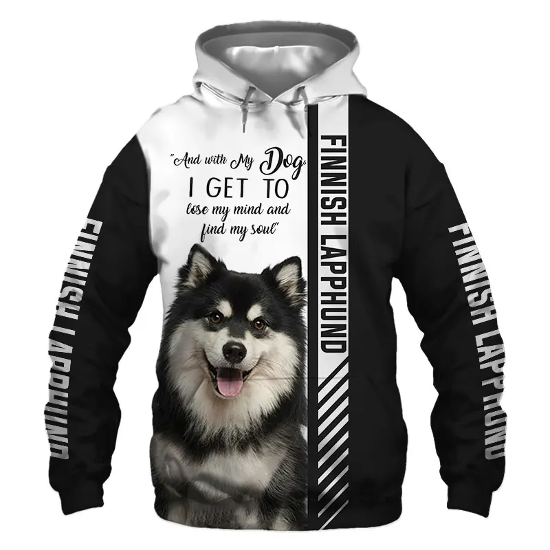 

Finnish Lapphund Dog 3D Printed Jacket Men/Women Harajuku Hoodie Unisex Casual Streetwear Sweatshirt Pullover Sudaderas KW01289